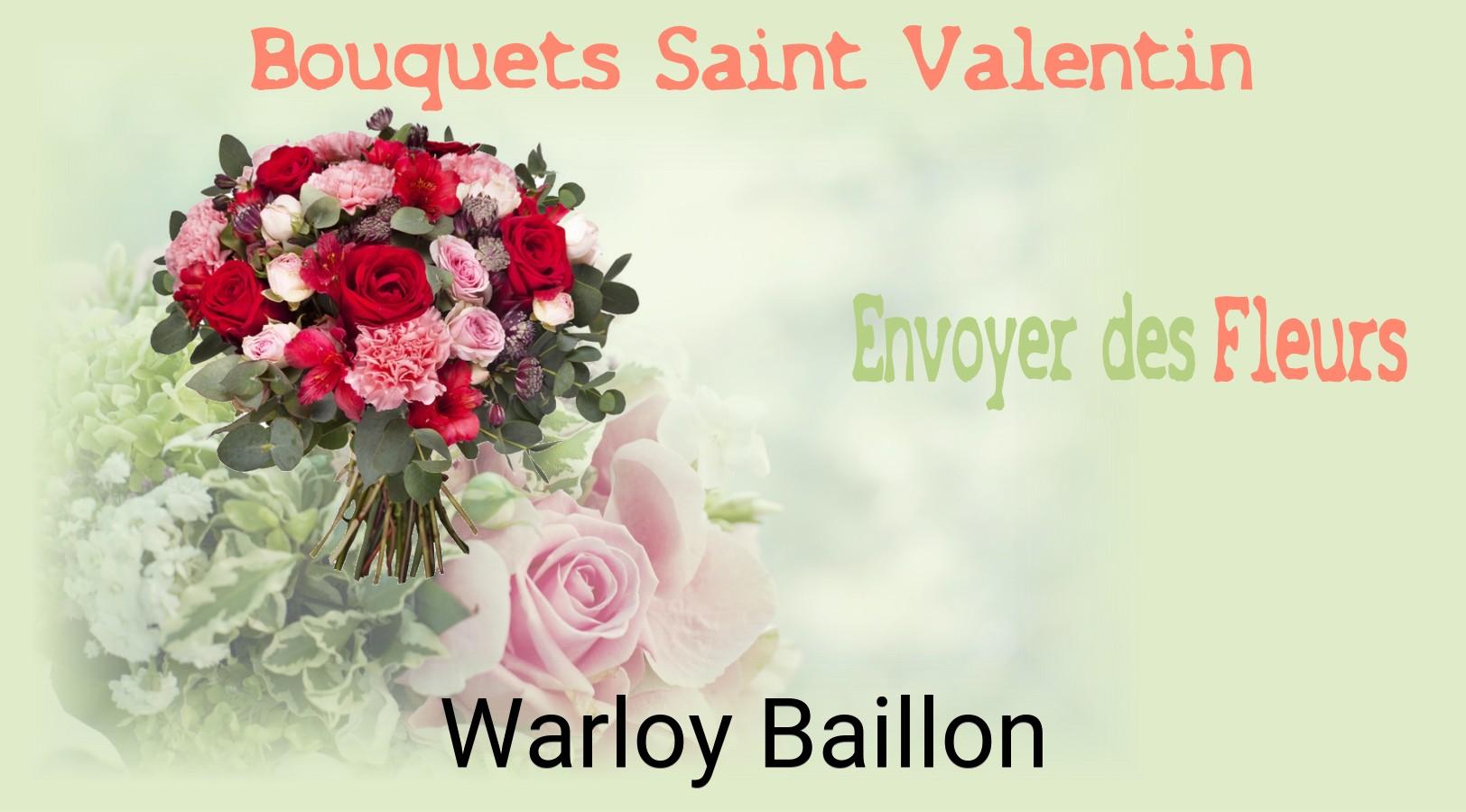 Roses de Saint-Valentin livrées à Warloy-Baillon